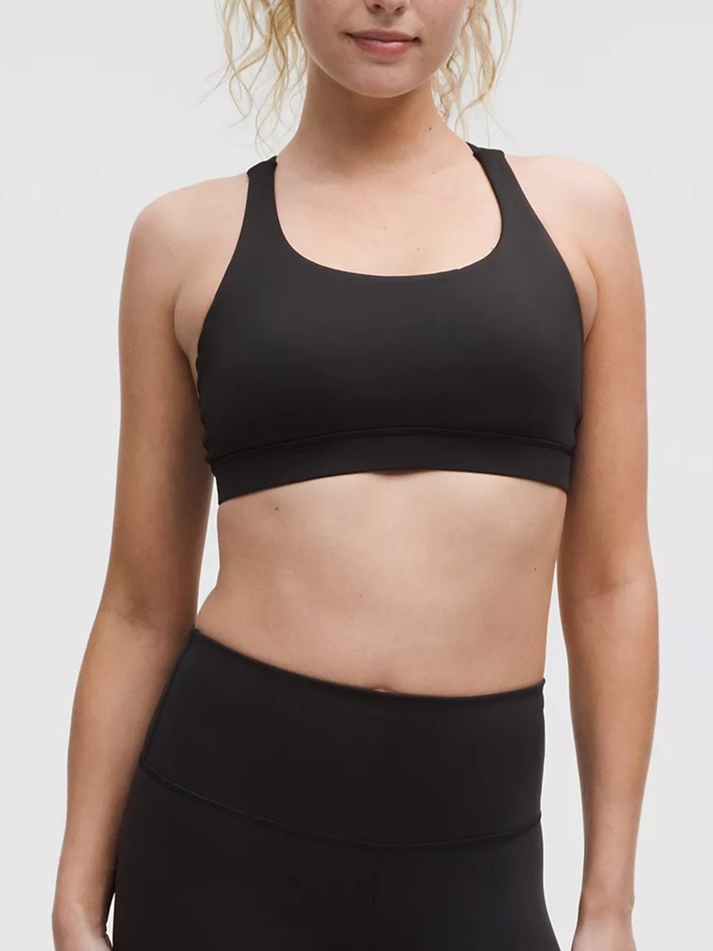 Lululemon Energy Bra Medium Support Black Size 4